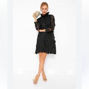 NWT Tuckernuck Lace Daphne Dress Size M - Black
